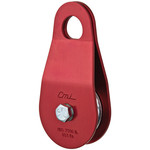 CMI Pulley 1/2" Red , 2" Sheave, Bushing, SS Axle, 7500Lbs Mbs