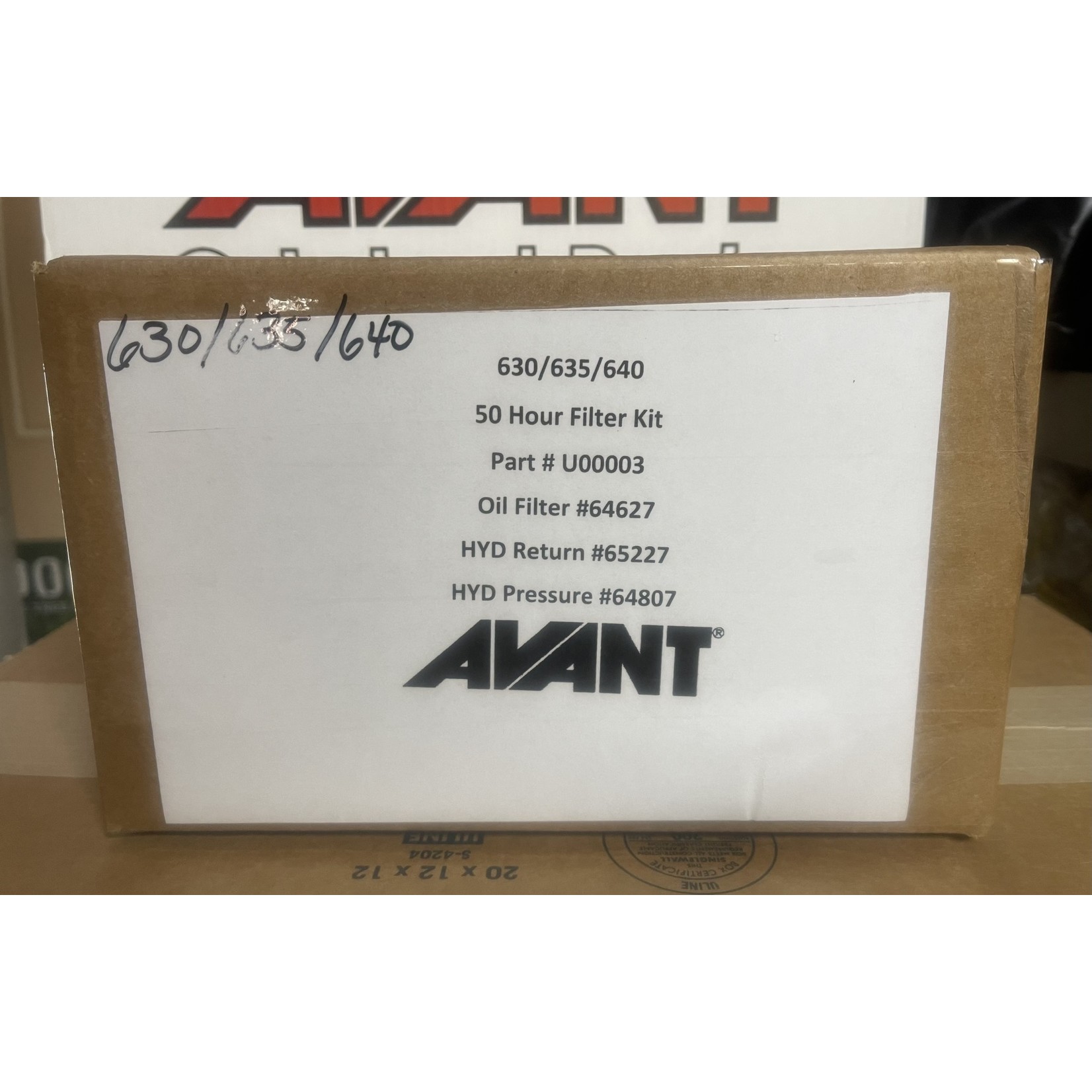 AVANT 50 Hour Service Kit Avant 630/635/640/735