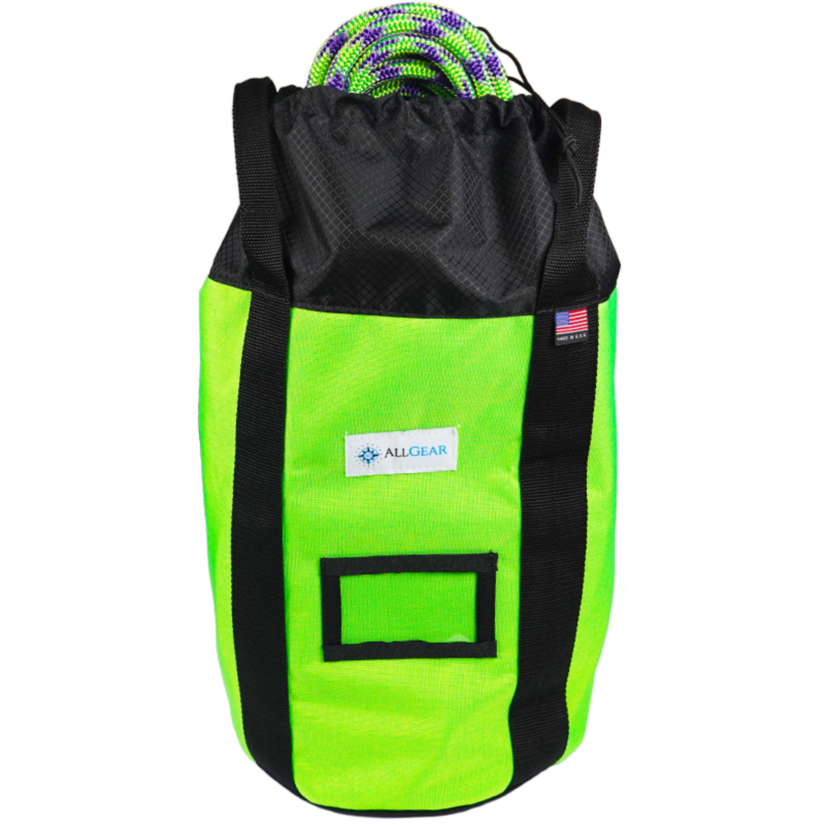 All Gear Inc. Simple Rope Bag - Neon Green