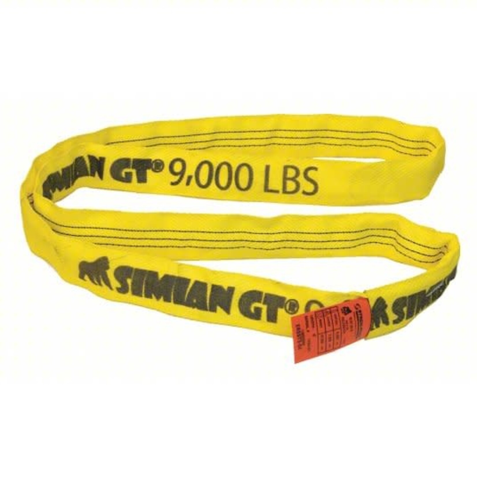 Stren-Flex SIMIAN® GT Roundsling - Yellow - Endless - 9,000 lbs