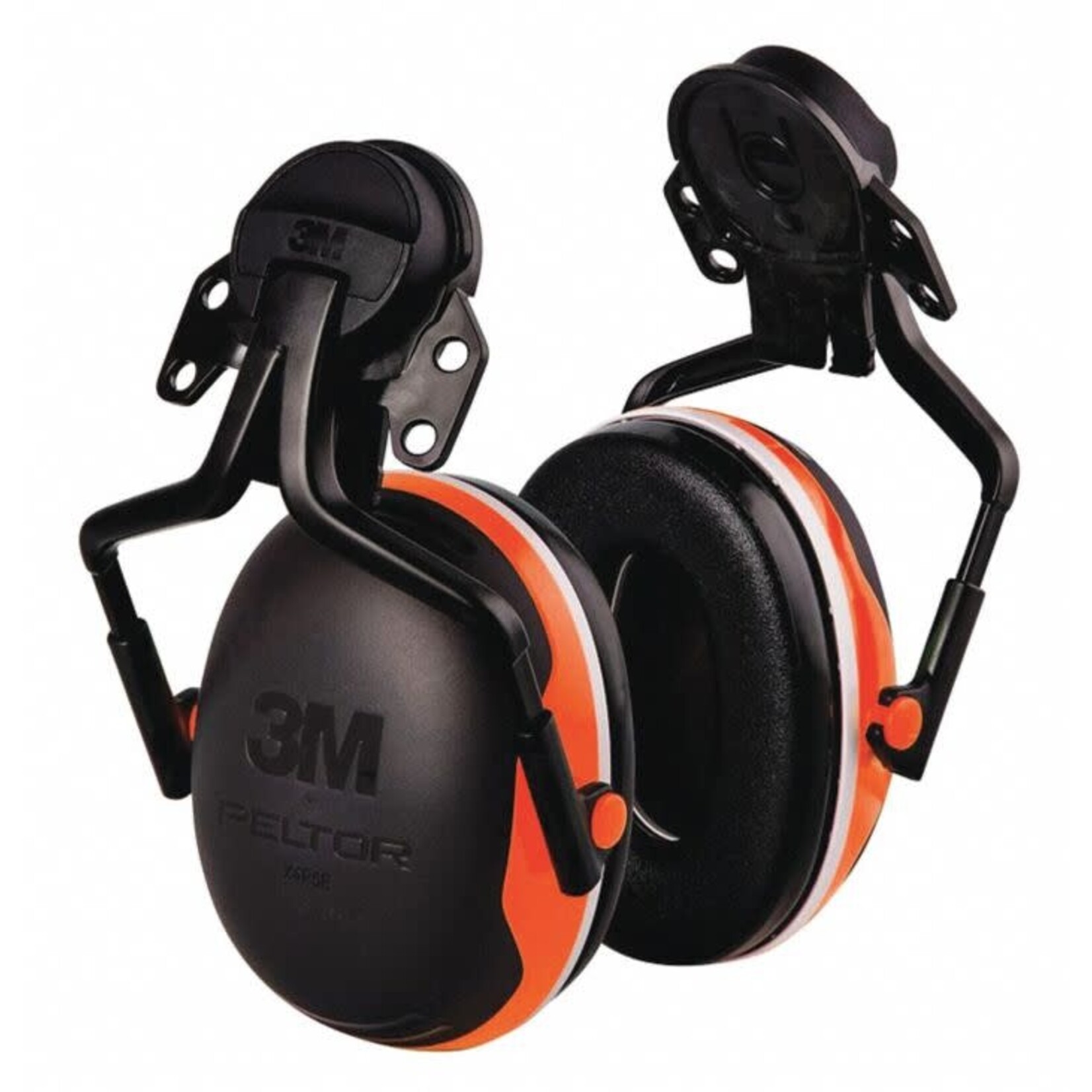 3M PELTOR Peltor X Series X4 Helmet Mount Earmuff Assembly 3M Orange