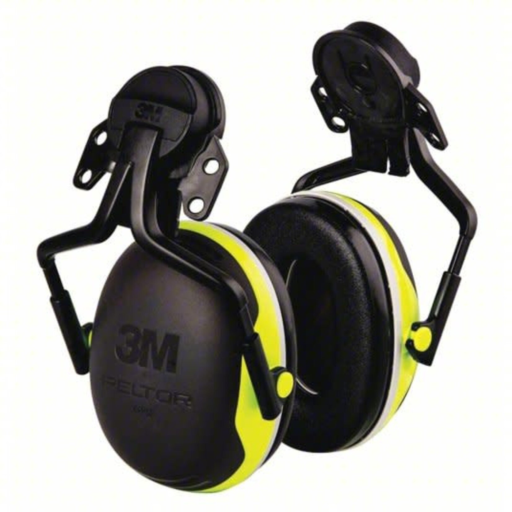 3M PELTOR Peltor X Series X4 Helmet Mount Earmuffs 25 dB - Hi Viz