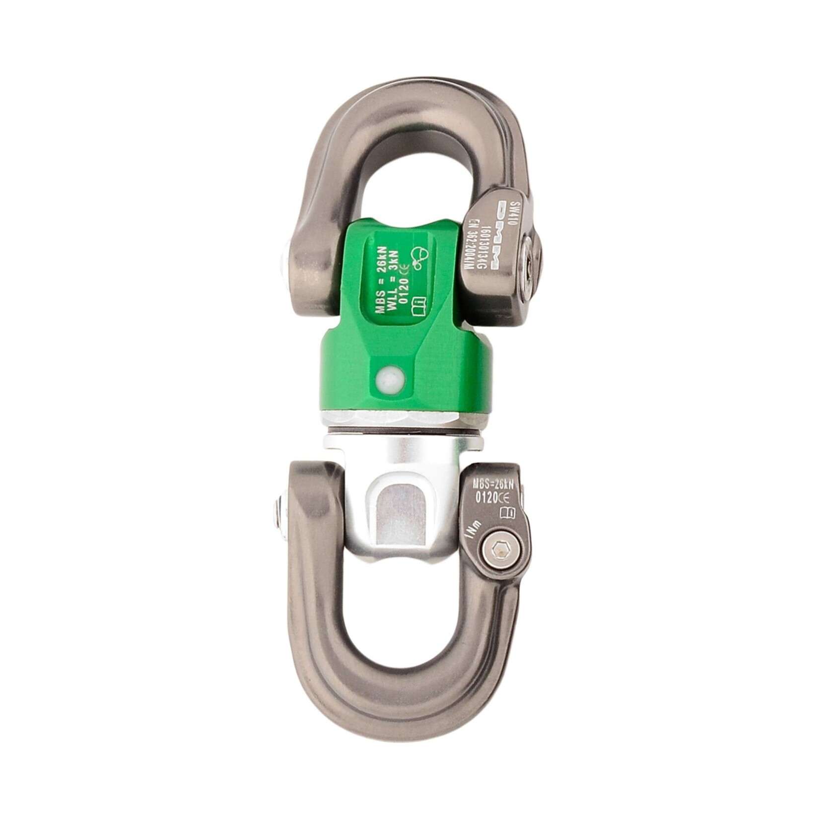 DMM Nexus Swivel D To D Silver/Green/Titanium