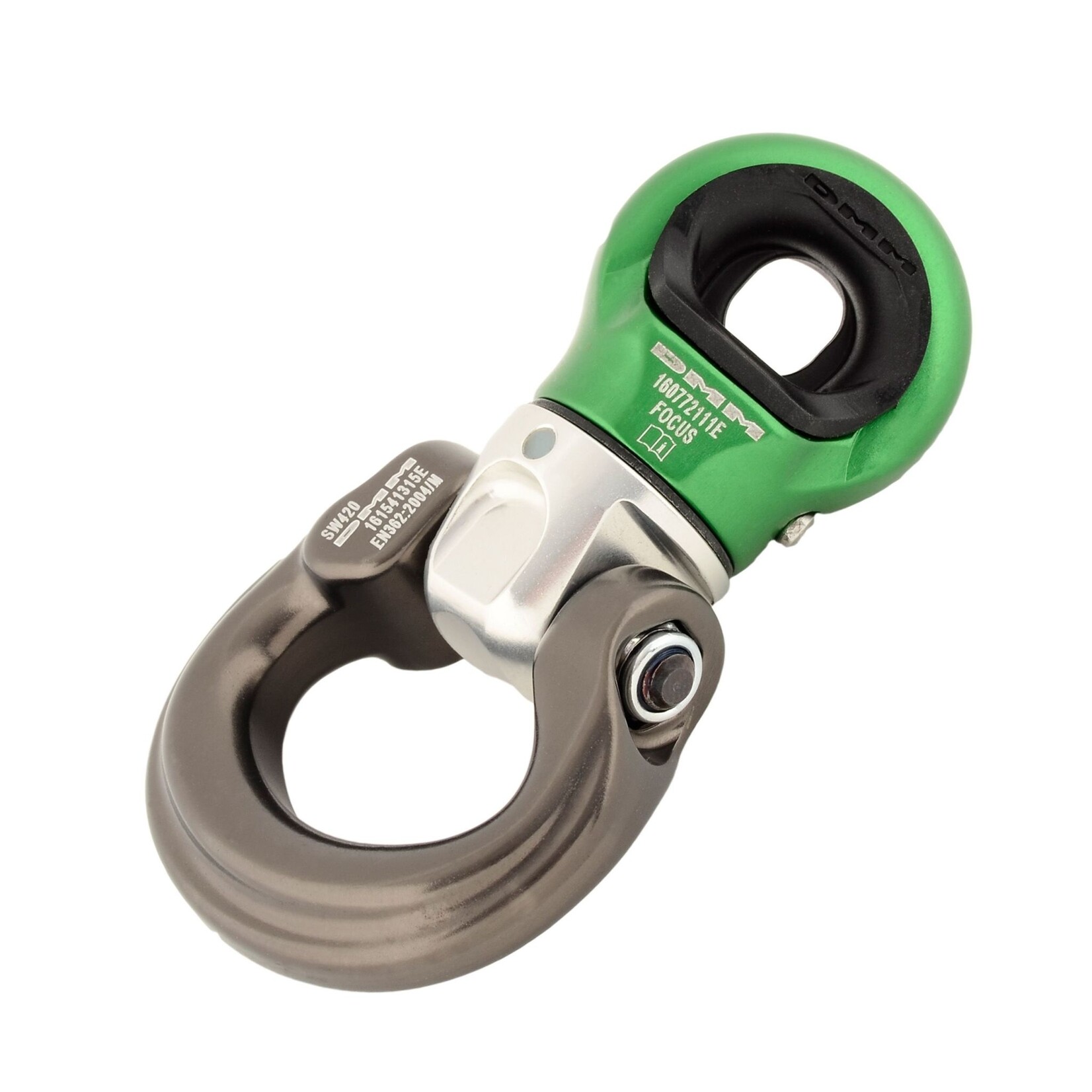 DMM Focus Swivel Bow Silver/Green