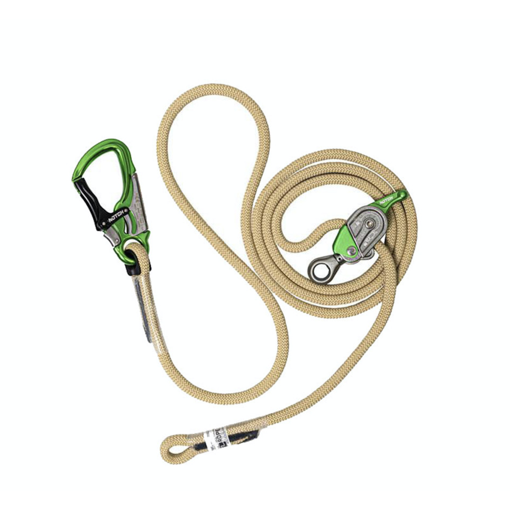 Rope Logic TriTech Flipline w/ Notch Glide Rope Grab