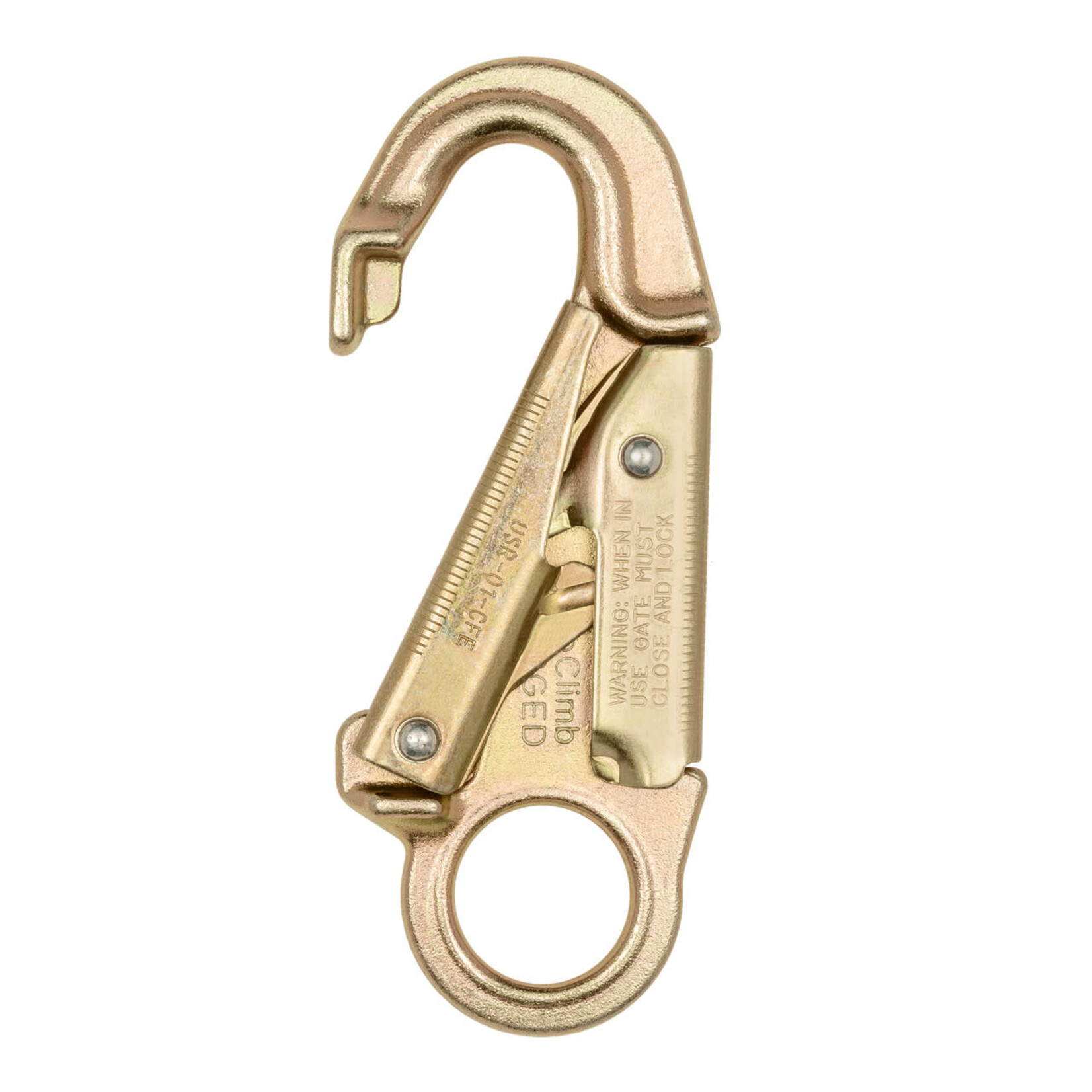 U.S. Rigging Forged Steel Safety Snaphook - Fixed Eye