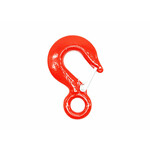 PORTABLE WINCH CO. Red Safety Hook w/ Gate For Winches