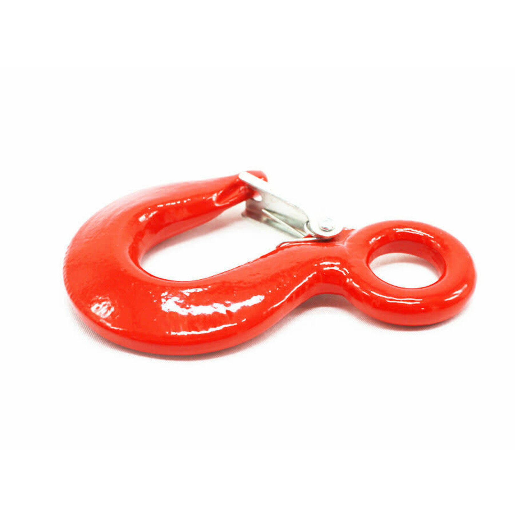 PORTABLE WINCH CO. Red Safety Hook w/ Gate For Winches