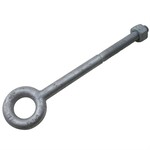 Fehr Bros. 5/8 Forged Galvanized XL Thread Eyebolt with Nut