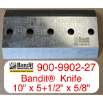 Knife, 5/8" x 5+1/2" x 10" Bandit 1590, 1890, 18XP, 19XP Vermeer 1800, 1800A, 2000 Rayco