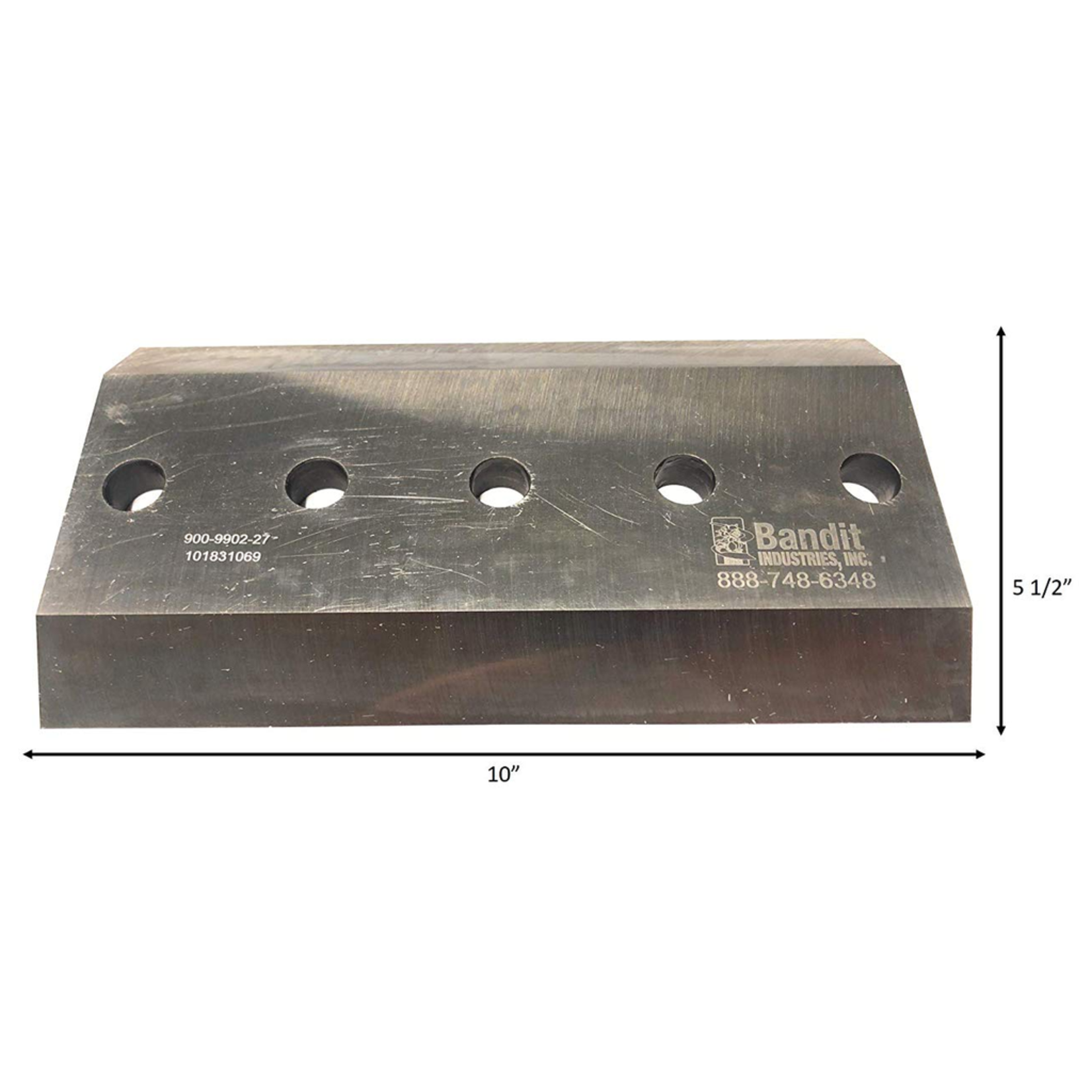 Knife, 5/8" x 5+1/2" x 10" 5 hole, 1590, 1890, 18XP, 19XP Blade