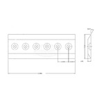 Knife, Zenith 5/8" x 5" x 14", Vermeer 2100