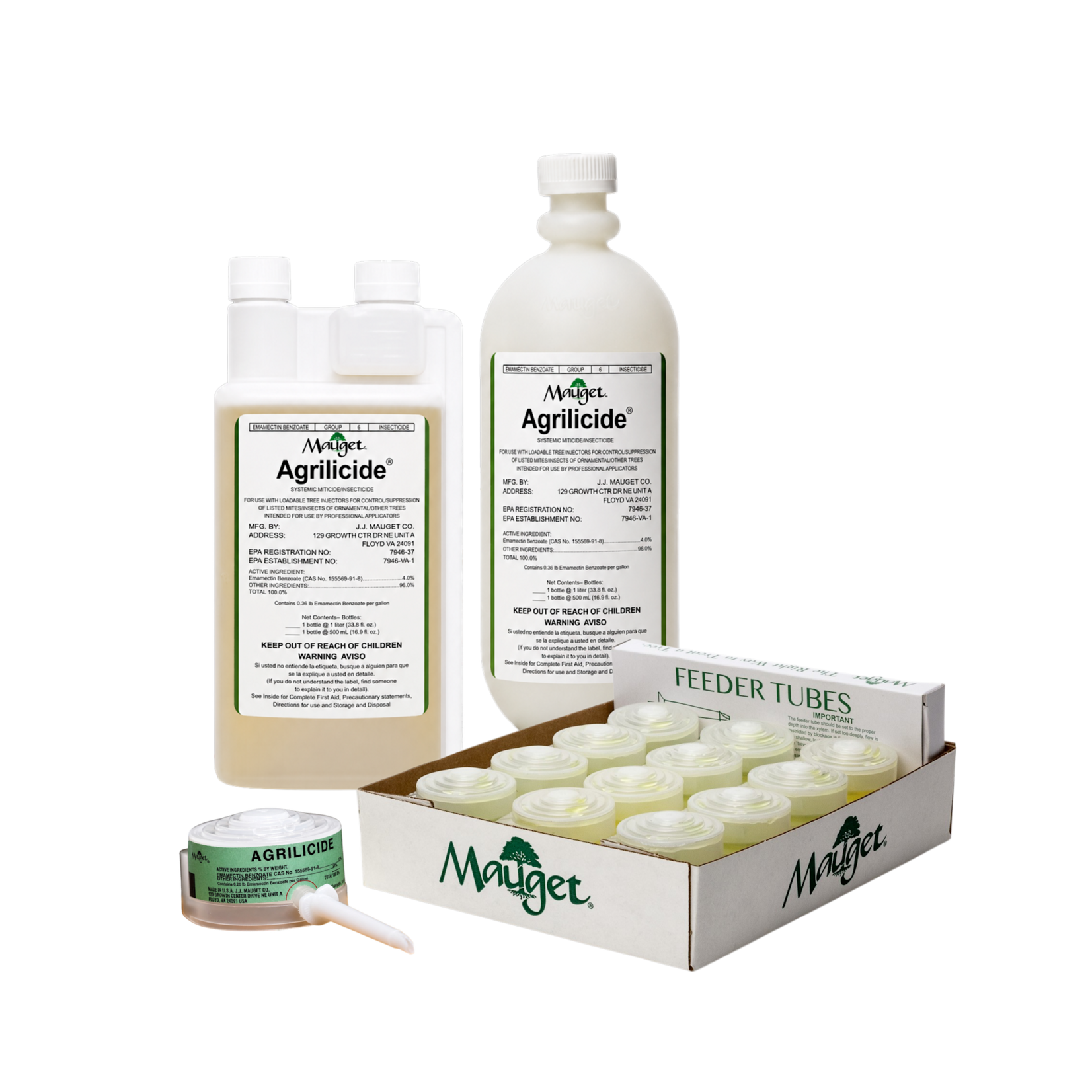 Mauget Mauget Agrilicide HP 1 Liter Flat Bottom Bottle - Emamectin Benzoate 4%
