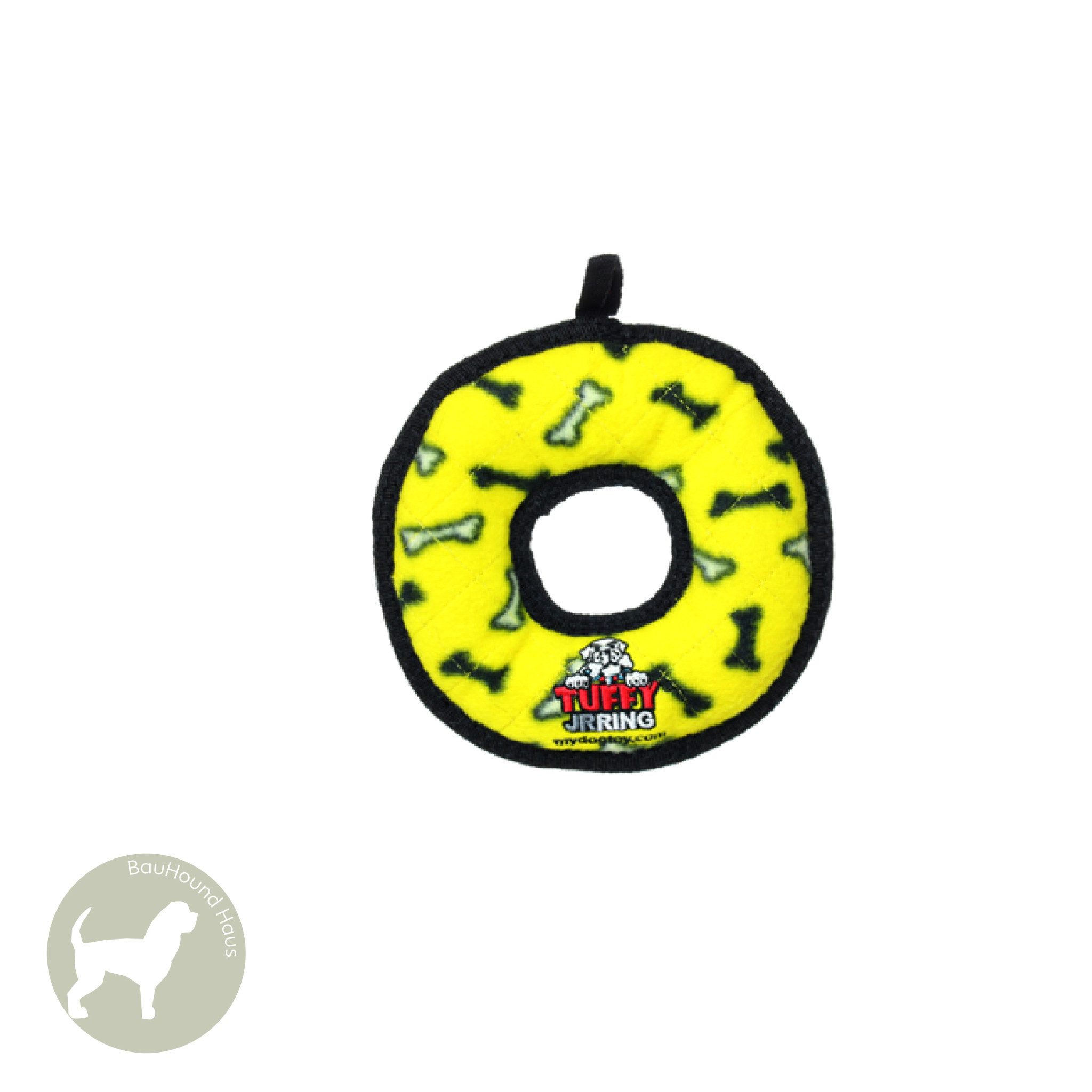 VIP Pet Products Tuffy Dog Toy Ultimate Ring, Yellow