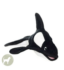 VIP Pet Products Tuffy Sea Creature Kinley the Killer Whale