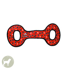 VIP Pet Products Tuffy Ultimate Stuffingless Tug-O-War Red