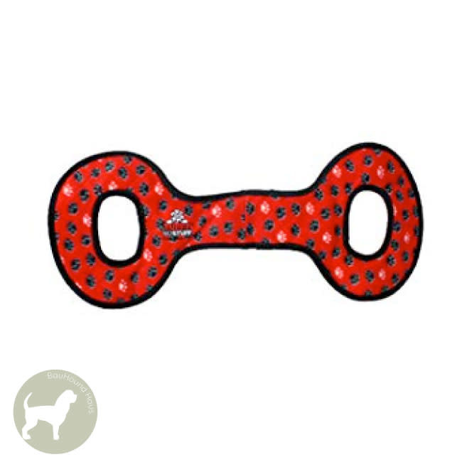 VIP Pet Products Tuffy Ultimate Stuffingless Tug-O-War Red
