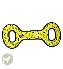 VIP Pet Products Tuffy Ultimate Stuffingless Tug-O-War Yellow