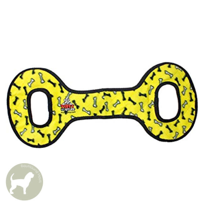 VIP Pet Products Tuffy Ultimate Stuffingless Tug-O-War Yellow