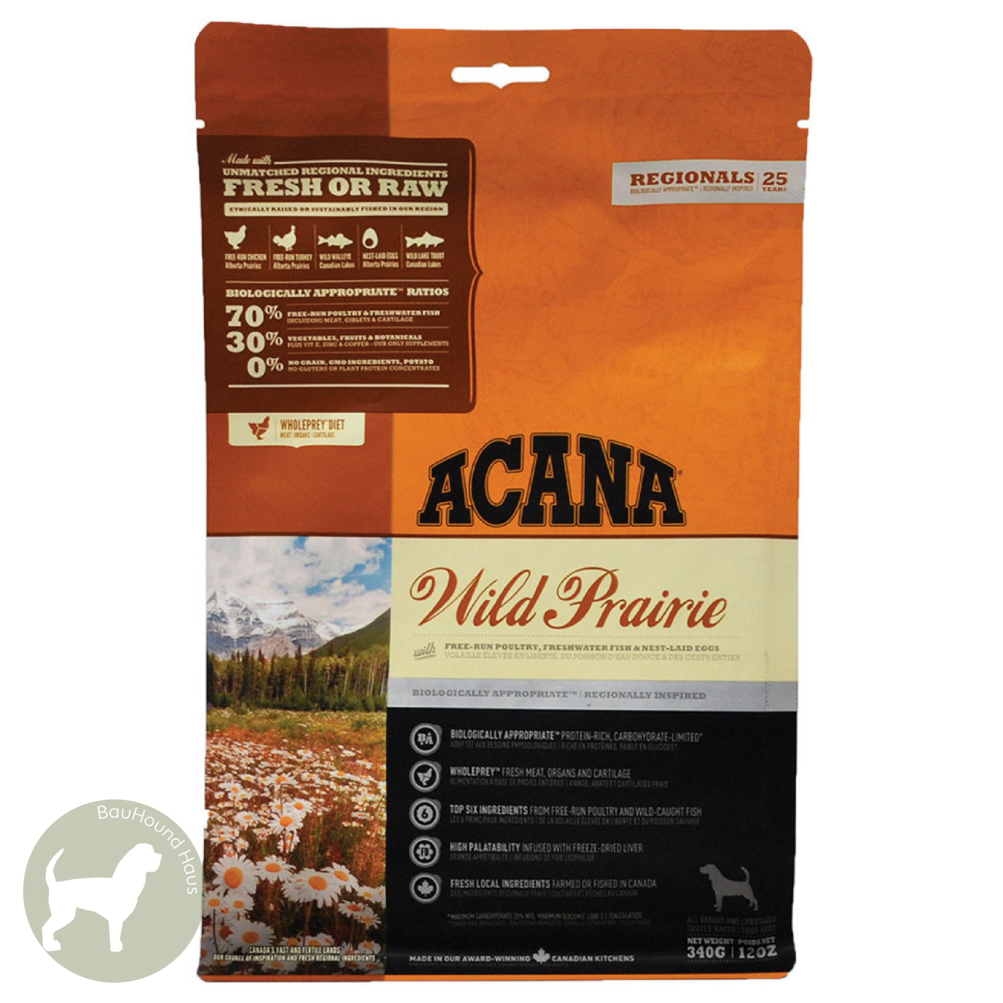 Acana Acana REGIONALS Wild Prairie Kibble, 11.4kg