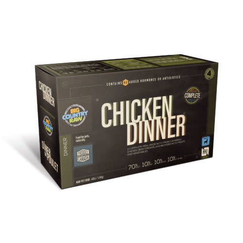 Big Country Raw Big Country Raw Chicken Dinner, 4 x 1lb Carton
