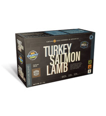 Big Country Raw Big Country Raw Turkey, Salmon & Lamb Blend, 4 x 1lb Carton