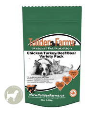 Tollden Farms Tollden Farms Chicken/Turkey/Beef/Boar Variety Pack Patties, 8lb