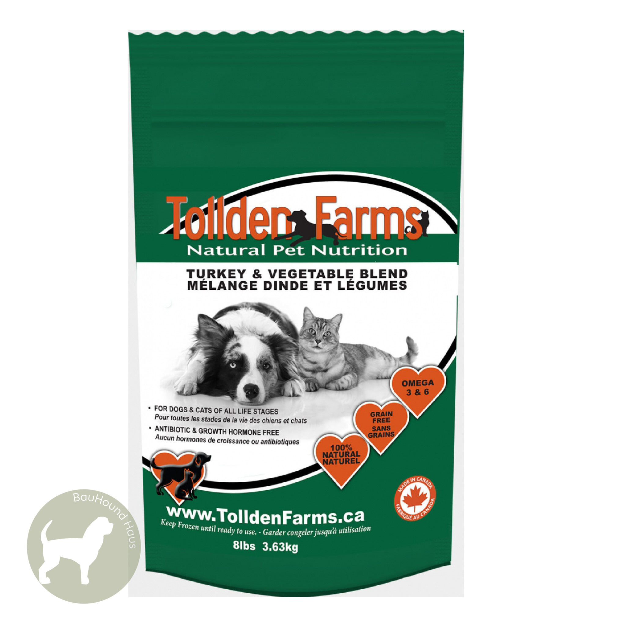 Tollden Farms Tollden Farms Meat & Veggies Turkey Patties, 3lb