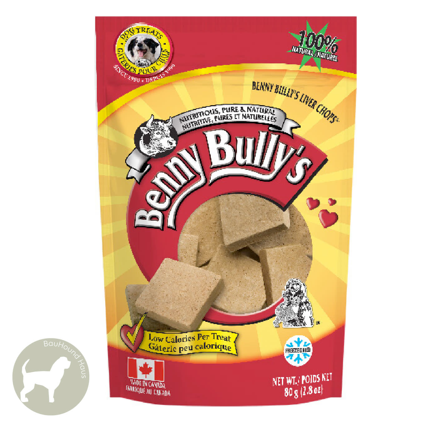 Benny Bully's Benny Bully's Beef Liver Treat, 1.5kg