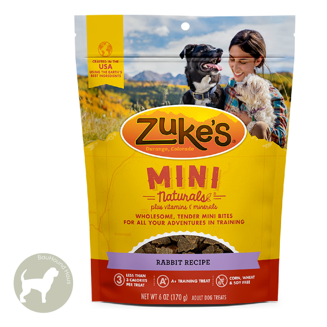 Zukes Zukes Mini Naturals Rabbit Treats, 1lb