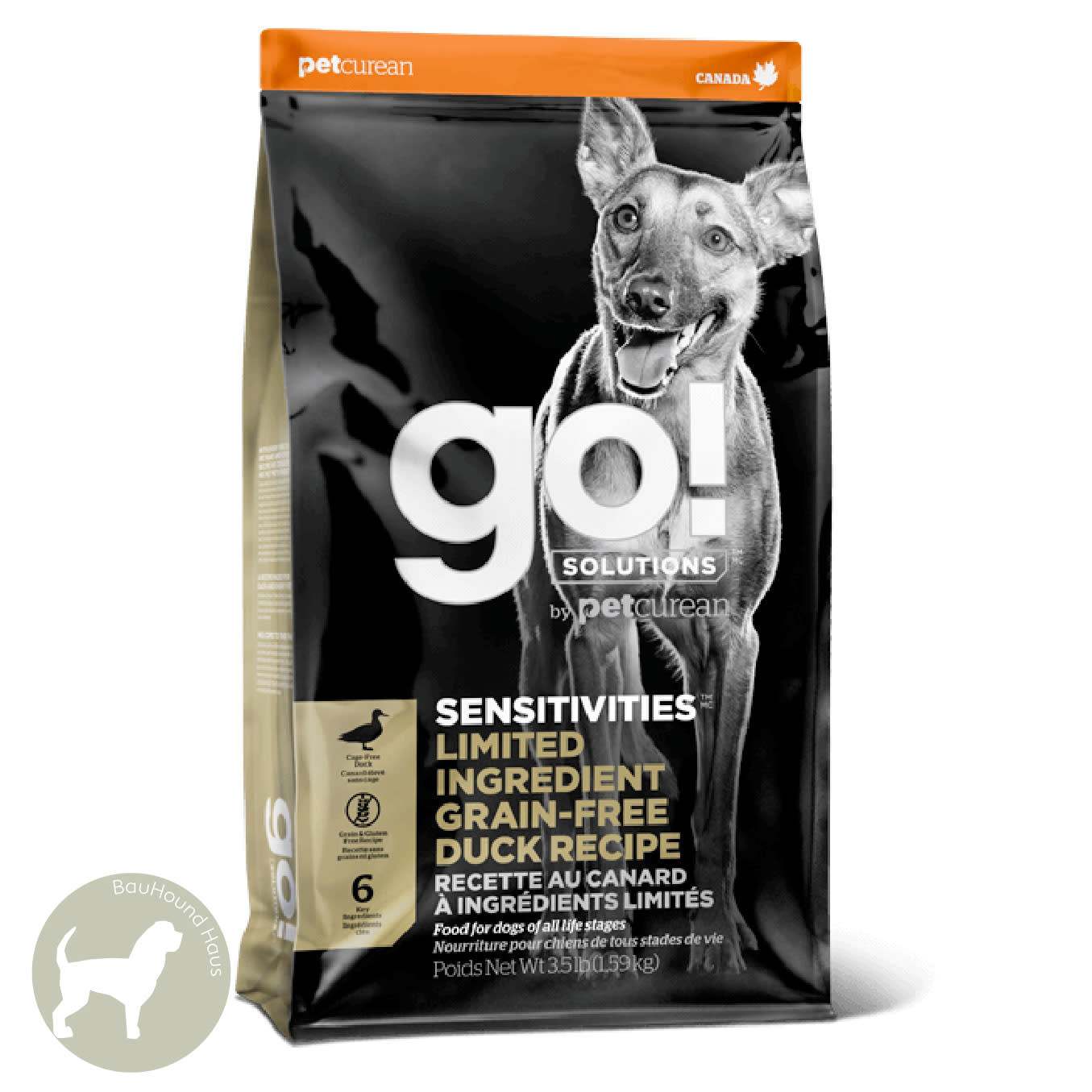 Go! Go! Sensitivities Limited Ingredient GRAIN-FREE Duck Kibble, 22lb