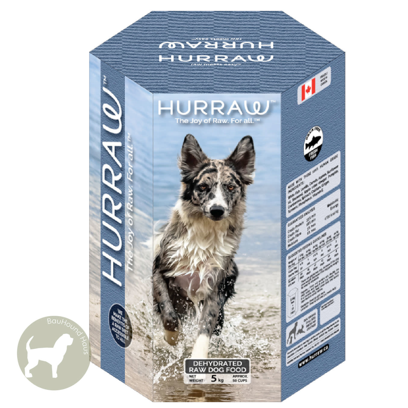 Hurraw Hurraw Dehydrated Raw Dog Food FRESH FISH, 10kg