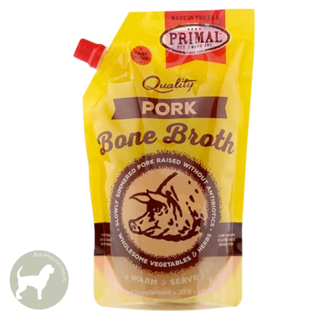 Primal Pet Foods Primal Bone Broth Pork, 591ml