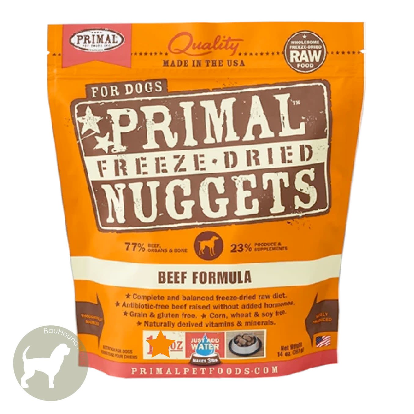 Primal Pet Foods Primal Pet Foods Freeze Dried Formula Beef, 14oz