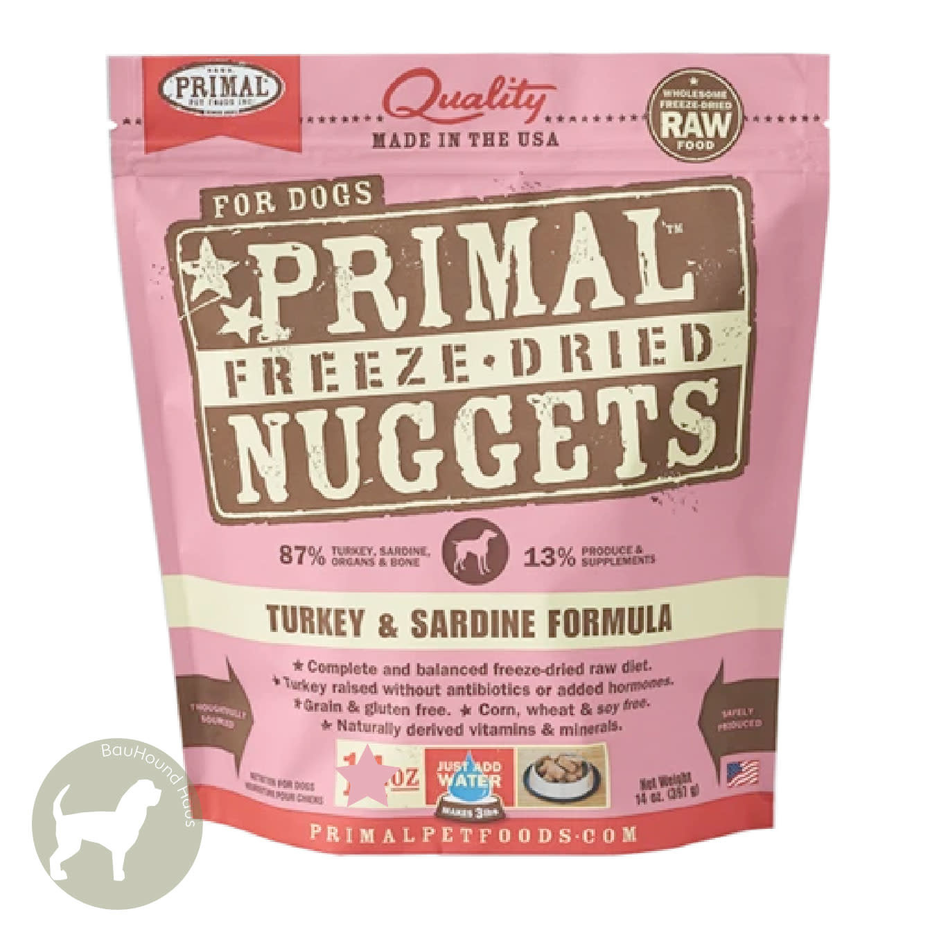 Primal Pet Foods Primal Pet Foods Freeze Dried Formula Turkey & Sardine, 14oz