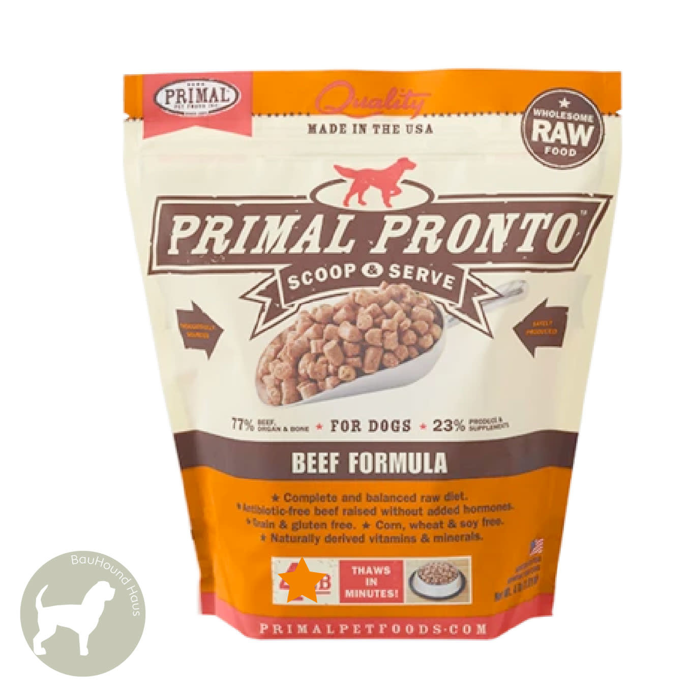 Primal Pet Foods Primal Pet Foods Pronto Canine Beef Formula, 4lb