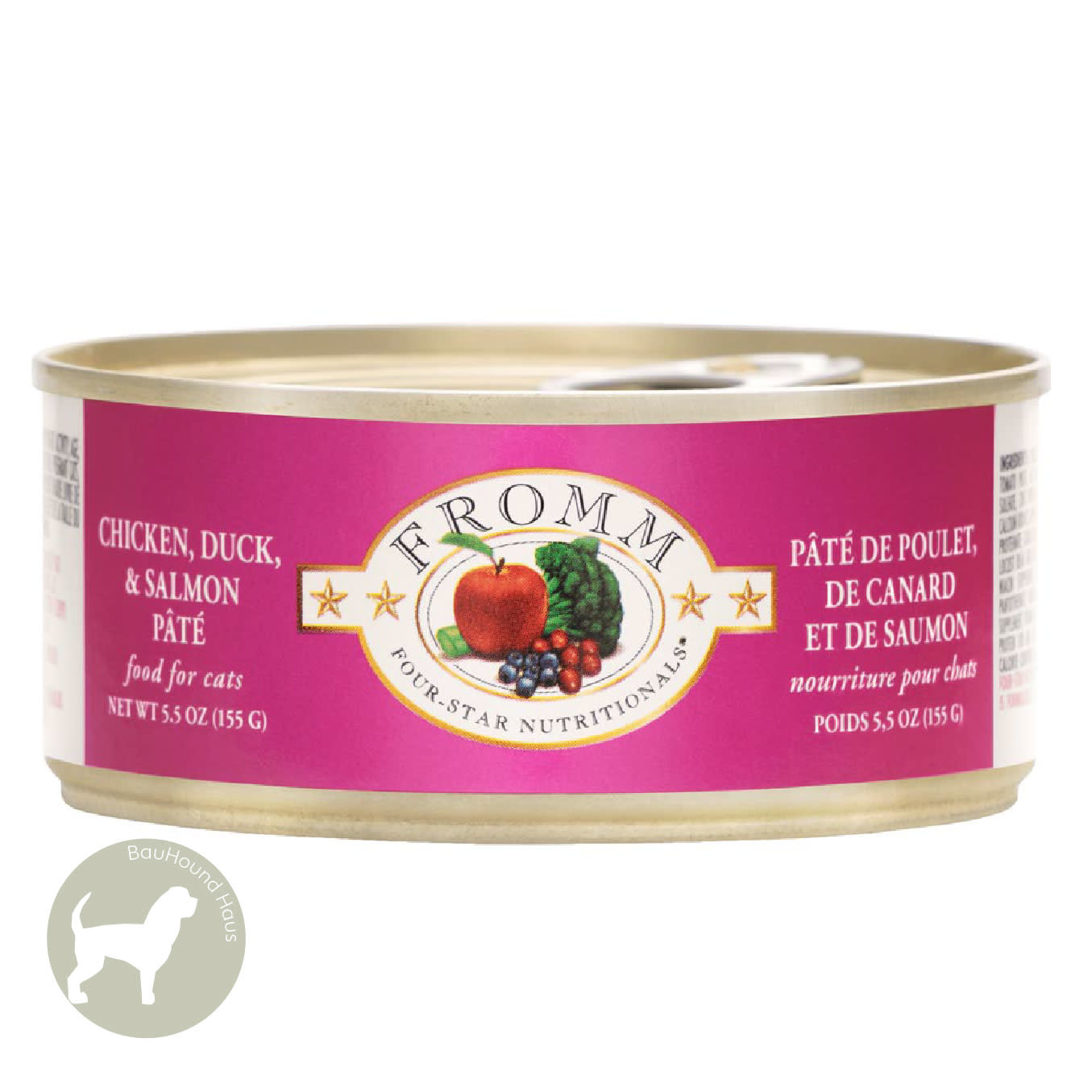 Fromm Fromm Four Star Chicken, Duck & Salmon Pate Cat Can, 5oz