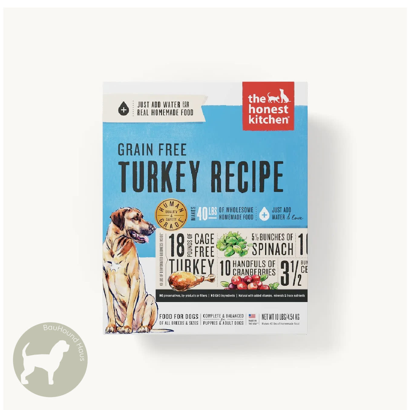 Honest Kitchen Honest Kitchen Grain-Free Turkey Recipe, 10lb