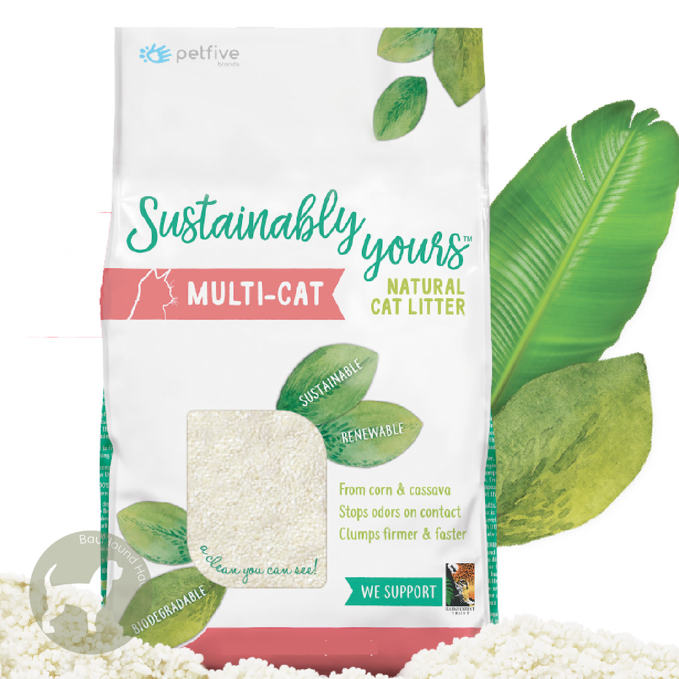 Sustainably Yours Sustainably Yours Multi-Cat Natural Cat Litter, 13lb