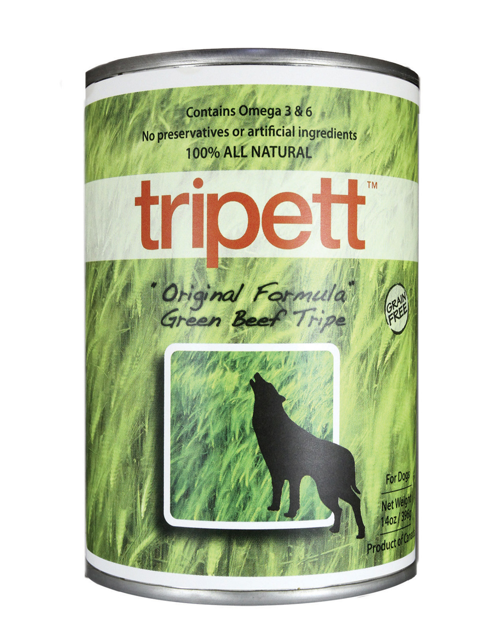 PetKind Tripett Green Beef Tripe Can, 14oz