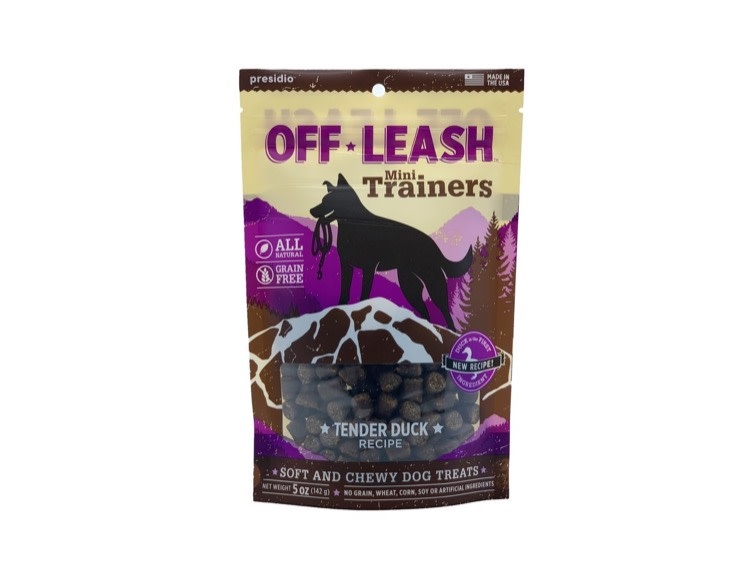 Presidio Presidio Off Leash Training Treats Tender Duck, 400g