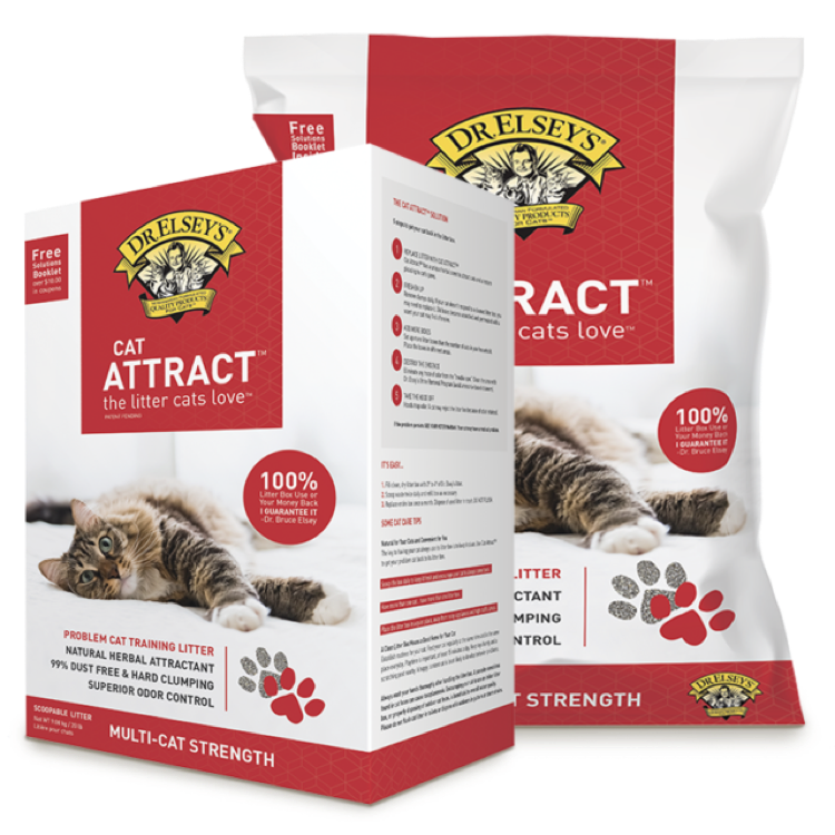 Precious Cat Dr. Elsey's Cat Attract Litter, 40lb