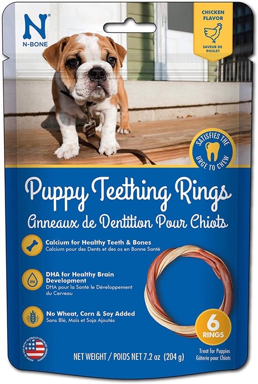 NPIC NPIC Puppy Teething Ring Chicken, 6-pack