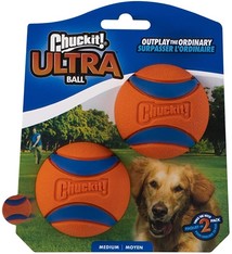 ChuckIt! Canine Hardware Chuck-It Ultras Ball 2-Pack, Small