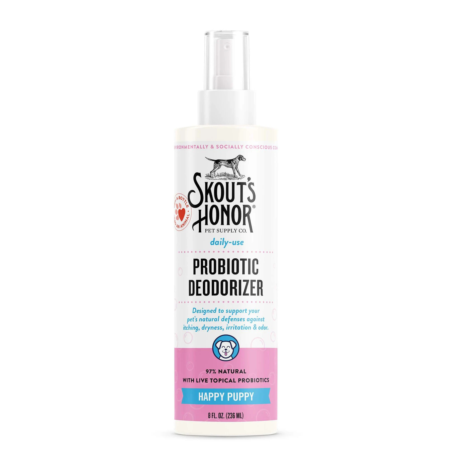 Skout's Honor Skout's Honor Probiotic Deodorizer Happy Puppy, 8oz