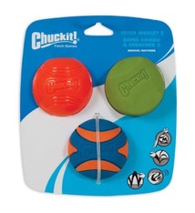 ChuckIt! Chuck-It Fetch Medley 3-Pack Ultra Squeak, Erratic and Strato, Medium