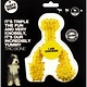 Tasty Bone Tasty Bone I AM Chicken Dental Trio Dog Toy, X-Small