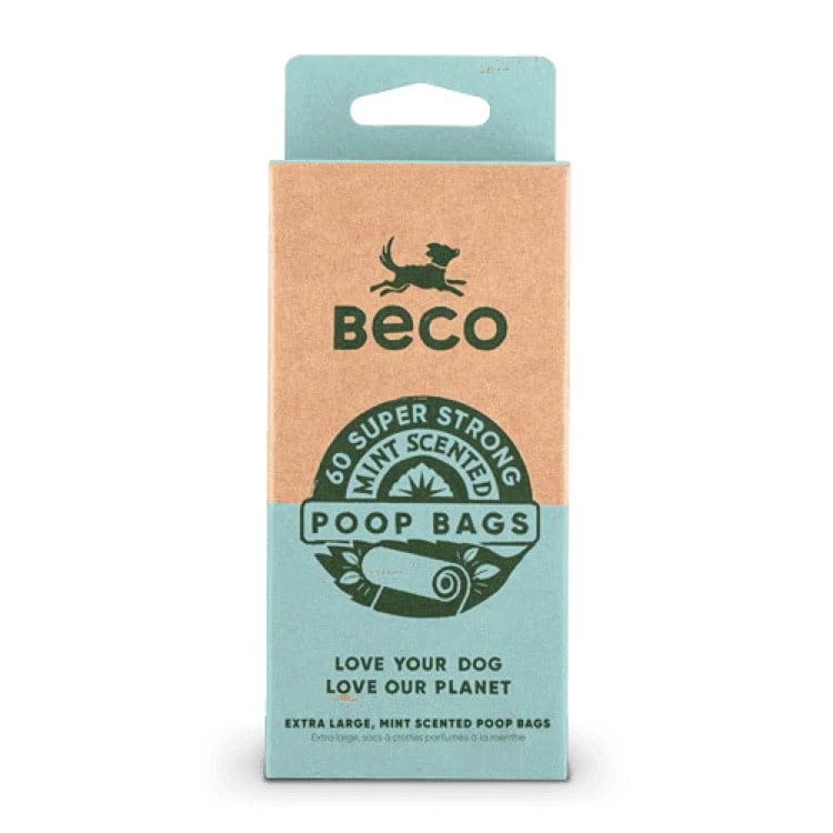 Beco Pets Beco Bags Mint Scented Degradable Poop Bags, 120 Bags