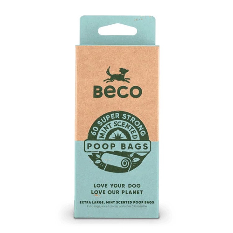 Beco Pets Beco Bags Mint Scented Degradable Poop Bags, 270 Bags