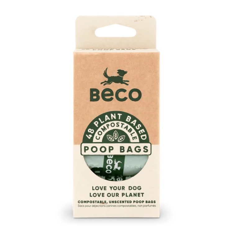 Beco Pets Beco Bags Unscented Plant Based Poop Bags, 96 Bags